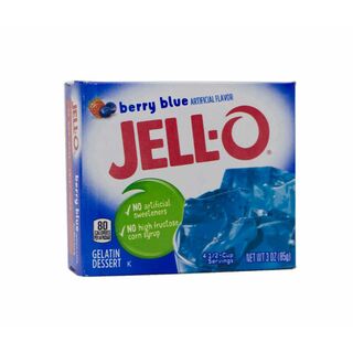 Jell- O Gelatin Berry Blue Dessert, Wackelpudding USA
