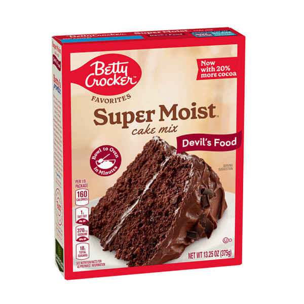 Betty Crocker, Devils Food, Backmischung USA